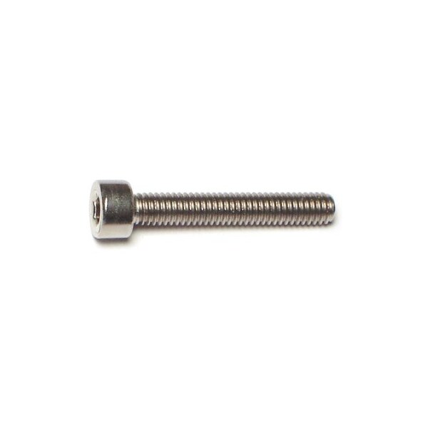 Midwest Fastener M4-0.70 Socket Head Cap Screw, Steel, 25 mm Length, 6 PK 75616 - main